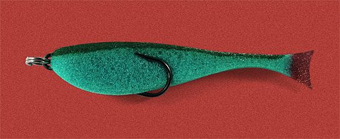 Поролоновая рыбка зелёная 